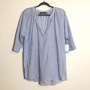 ZARA LARGE PRINTED TUNIC SHIRT NWT